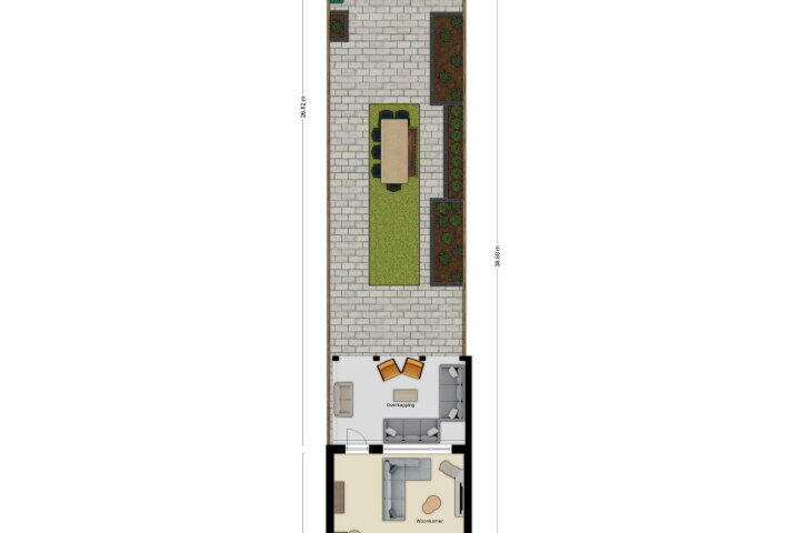 Plattegrond – Bandeliersberg 141, Roosendaal