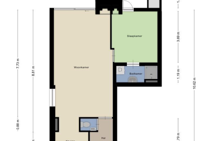Plattegrond – Barbarahof 16, Born