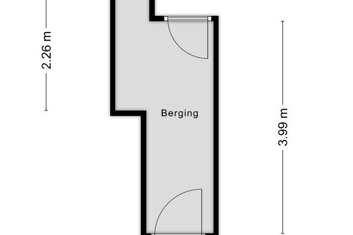 Plattegrond – Barbarahof 16, Born