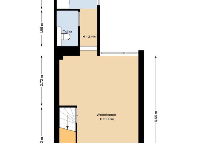 Plattegrond – Barend Schuurmanstraat 30, Meppel