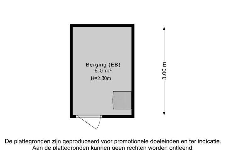 Plattegrond – Barkmolenstraat 3, Groningen