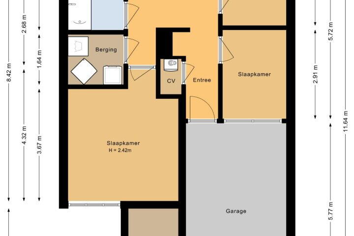 Plattegrond – Basserhof 31, Heerhugowaard