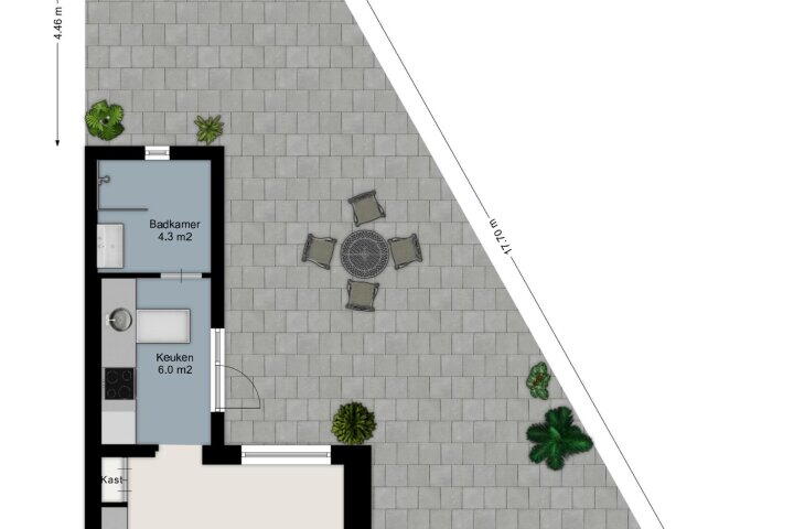 Plattegrond – Bataviastraat 10, Enschede