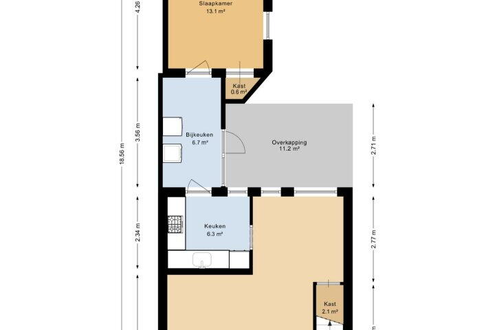 Plattegrond – Batinge 98, Norg