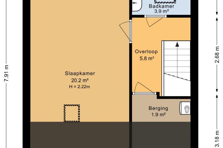 Plattegrond – Batinge 98, Norg