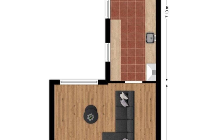 Plattegrond – Beatrixlaan 66, Dalem