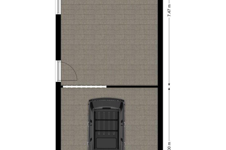 Plattegrond – Beatrixlaan 66, Dalem