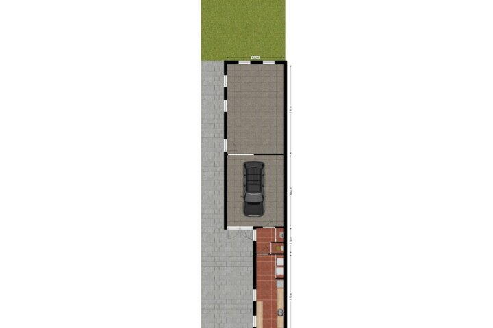Plattegrond – Beatrixlaan 66, Dalem