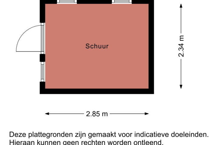 Plattegrond – Beatrixstraat 35, Wolvega