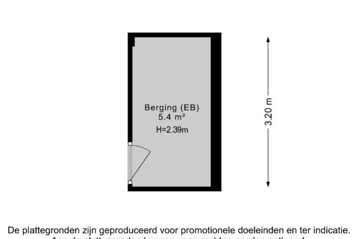Plattegrond – Bedumerstraat 21, Groningen