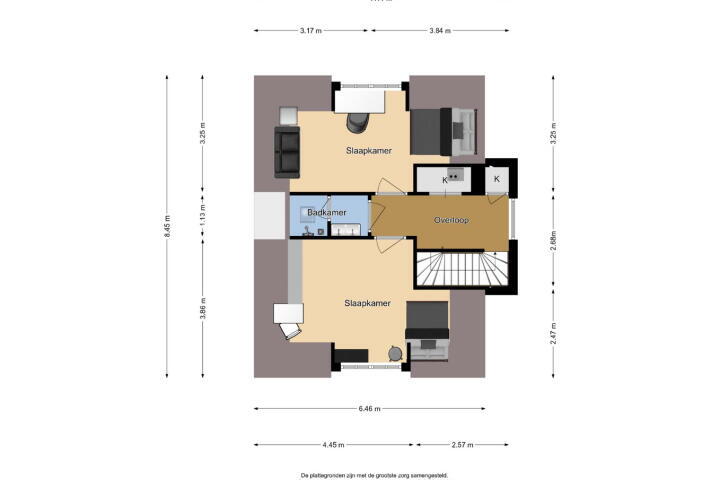 Plattegrond – Beemsterhof 29, Den Haag