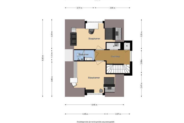 Plattegrond – Beemsterhof 29, Den Haag
