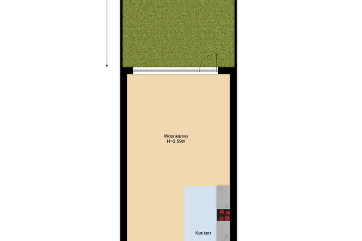 Plattegrond – Beethovenrode 10, Zoetermeer
