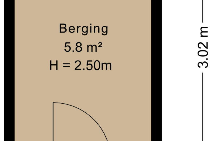 Plattegrond – Begoniatuin 287, Pijnacker