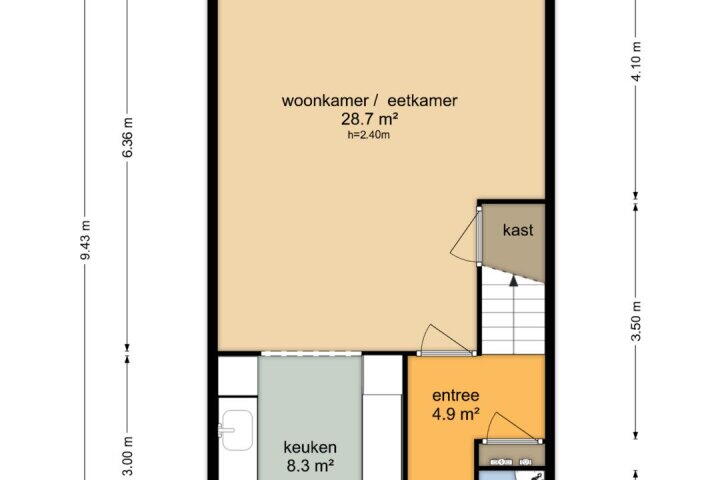 Plattegrond – Bekemaheerd 57, Groningen