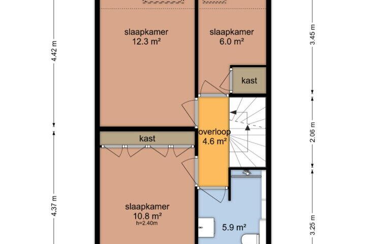 Plattegrond – Bekemaheerd 57, Groningen