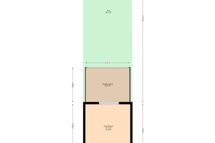 Plattegrond – Bekerstraat 67, Den Haag