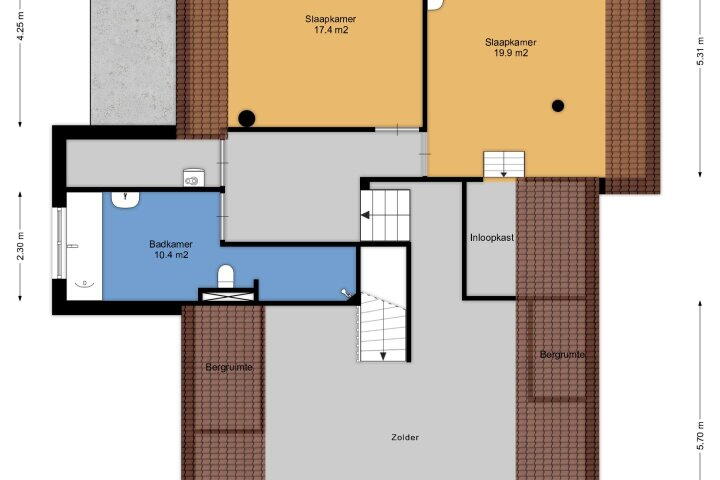 Plattegrond – Bekkenhaarsweg 5, Hoge Hexel