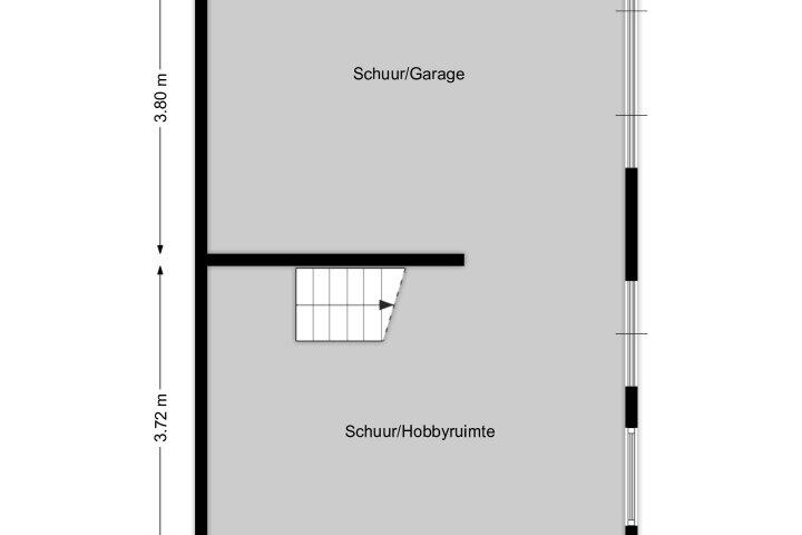 Plattegrond – Bekkenhaarsweg 5, Hoge Hexel