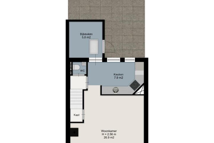 Plattegrond – Bekspringhoek 139, Enschede