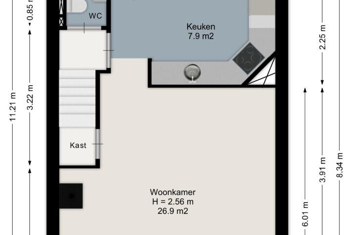 Plattegrond – Bekspringhoek 139, Enschede