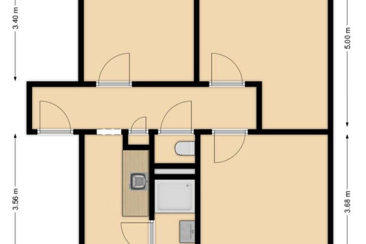 Plattegrond – Belgiëlaan 266, Enschede