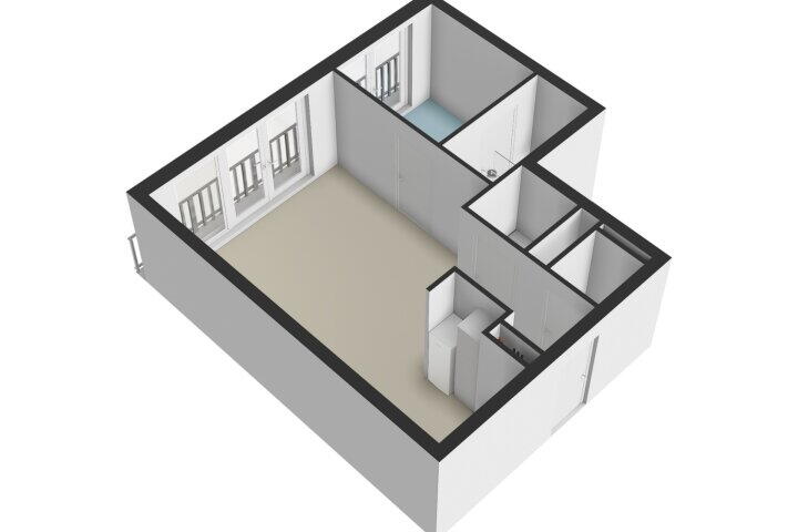 Plattegrond – Bella Vistastraat 204, Amsterdam