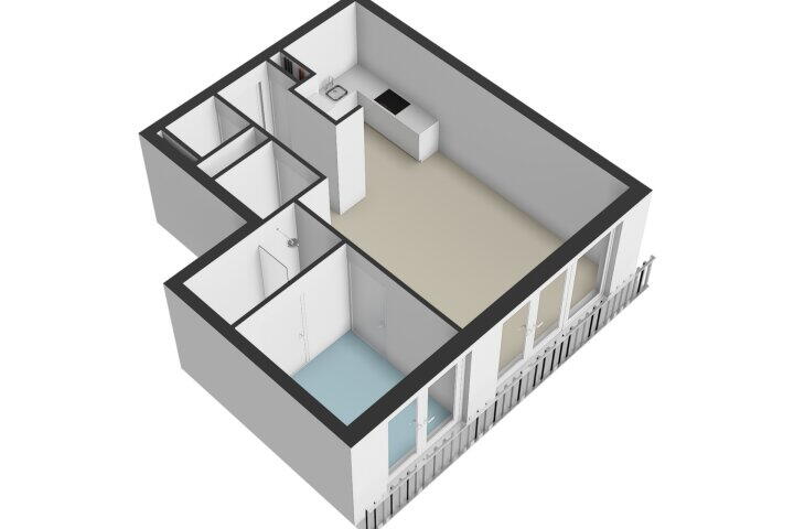 Plattegrond – Bella Vistastraat 204, Amsterdam