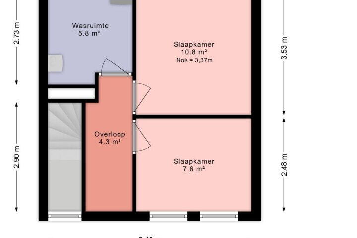 Plattegrond – Bellemeerstraat 25, Den Haag