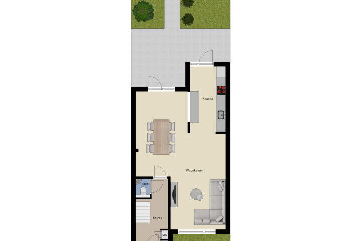 Plattegrond – Belle van Zuylenstraat 37, Arnhem