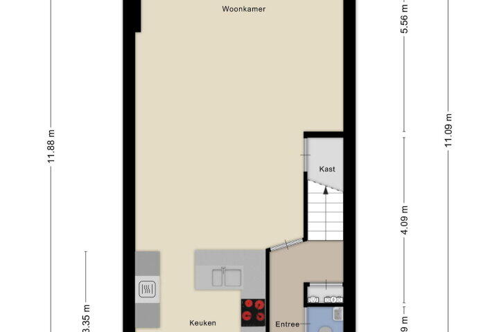 Plattegrond – Bellomontedomein 38, Maastricht