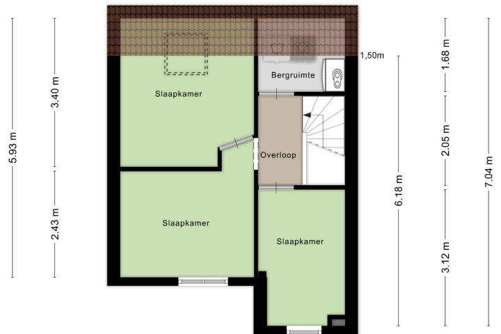Plattegrond – Bellomontedomein 38, Maastricht