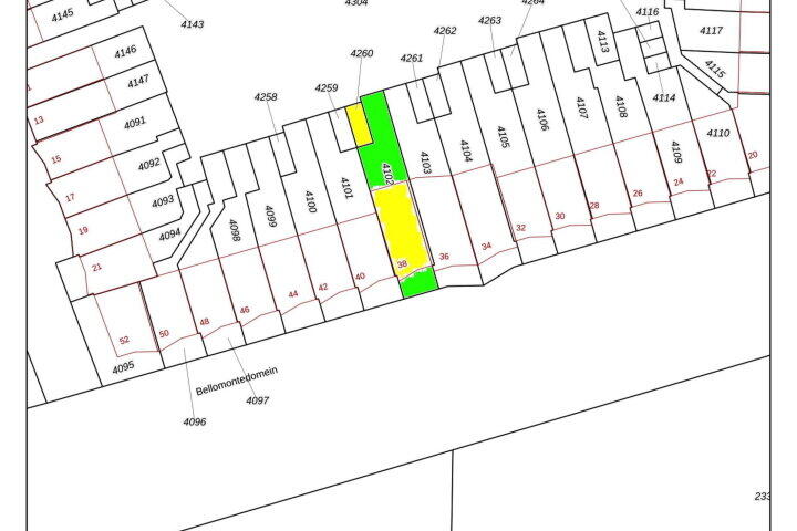 Plattegrond – Bellomontedomein 38, Maastricht