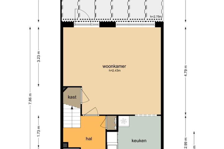 Plattegrond – Beltmolen 6, Weert