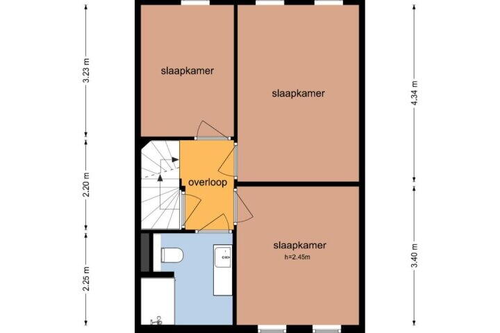 Plattegrond – Beltmolen 6, Weert