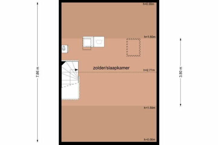 Plattegrond – Beltmolen 6, Weert