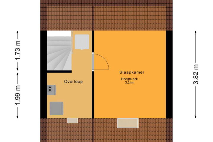 Plattegrond – Beltmolenstraat 4, Almere
