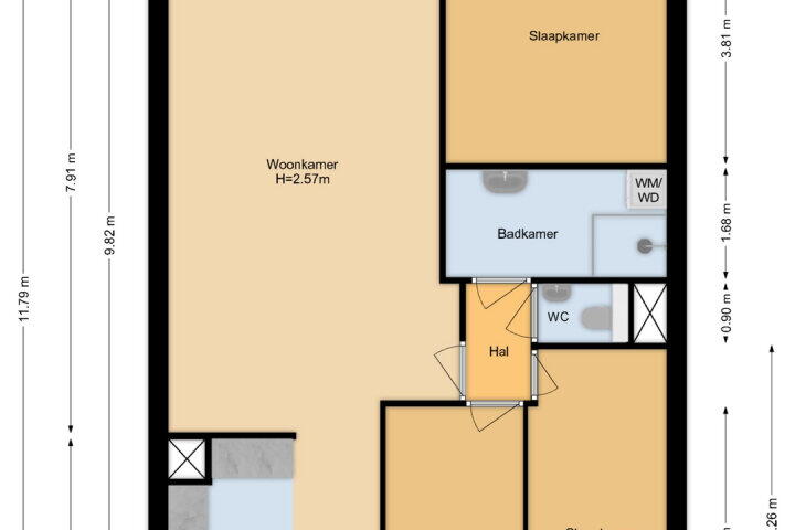 Plattegrond – Belvédèrebos 212, Zoetermeer