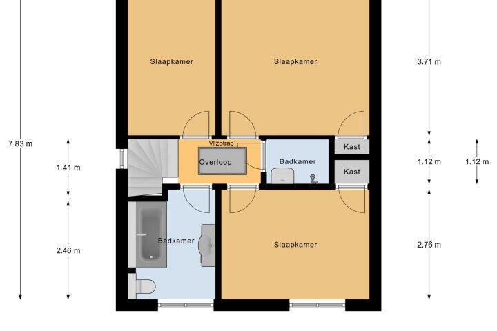 Plattegrond – Beneluxstraat 58, Landgraaf