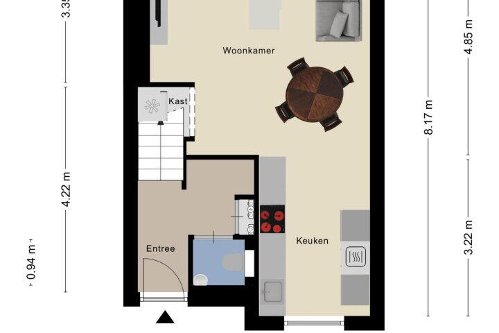 Plattegrond – Bennekens 33, Wouw