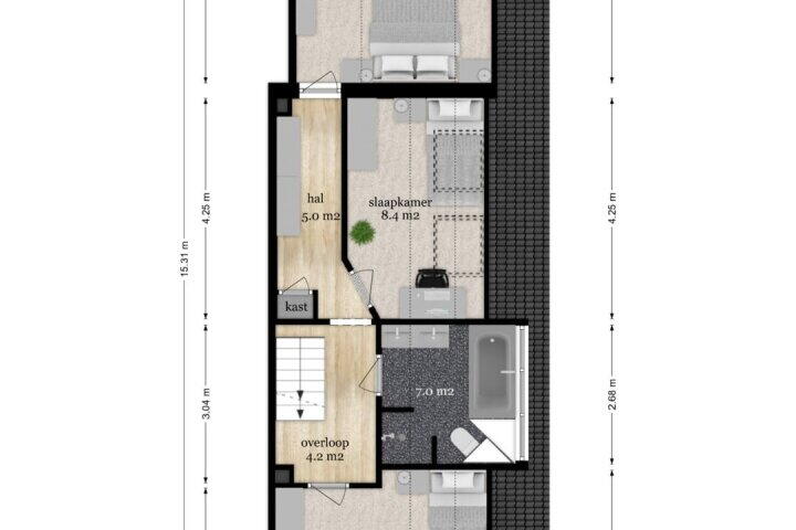 Plattegrond – Bentincklaan 22, Leersum