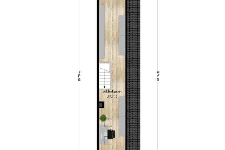 Plattegrond – Bentincklaan 22, Leersum