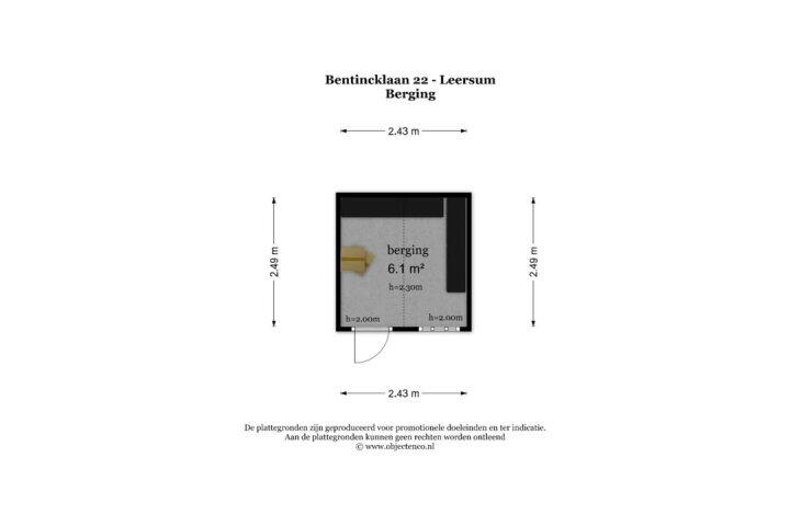 Plattegrond – Bentincklaan 22, Leersum