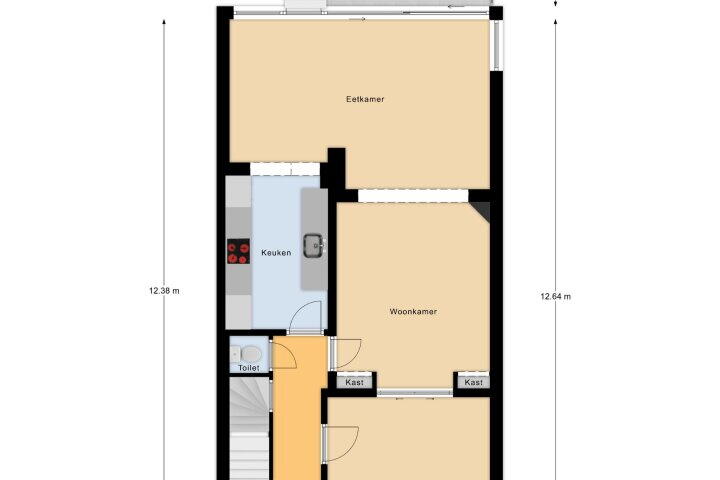 Plattegrond – Benzenraderweg 70, Heerlen