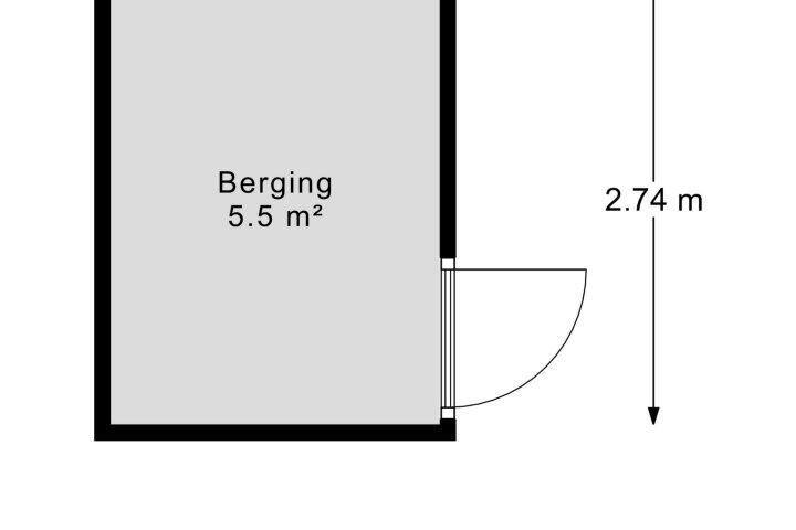 Plattegrond – Bereklauwstraat 2, Arnhem
