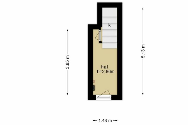Plattegrond – Berg en Dalseweg 390, Nijmegen