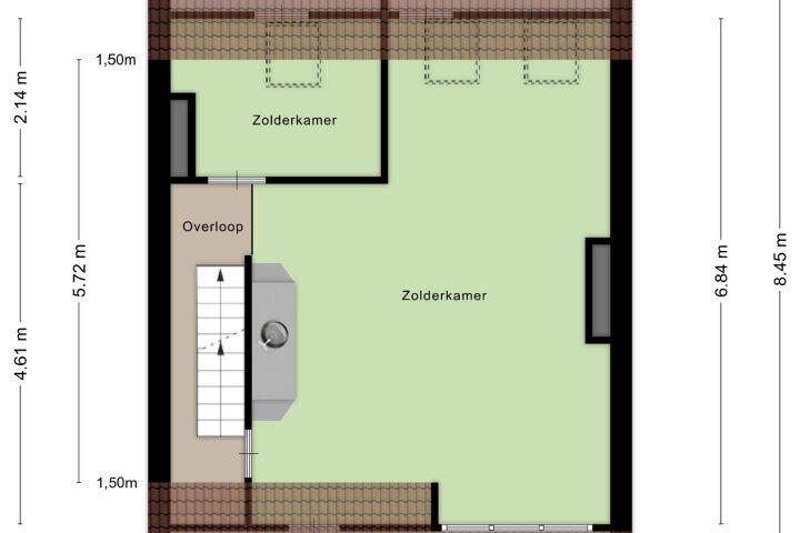 Plattegrond – Bergerstraat 119, Maastricht
