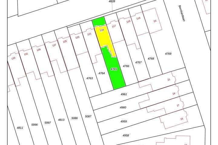 Plattegrond – Bergerstraat 119, Maastricht