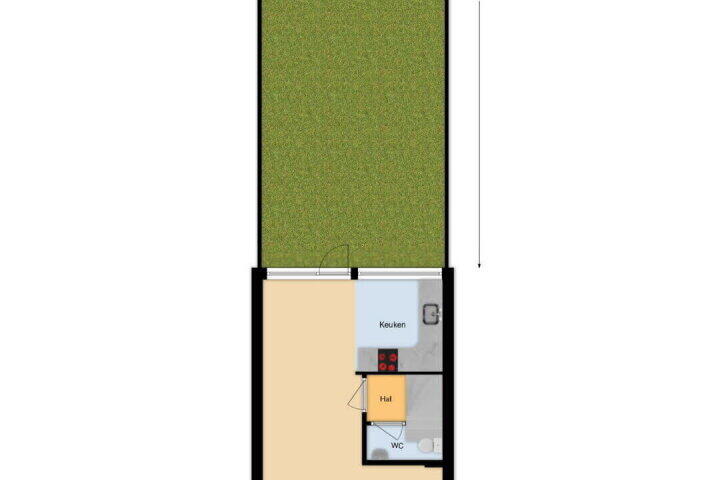 Plattegrond – Berglaan 86, Zoetermeer