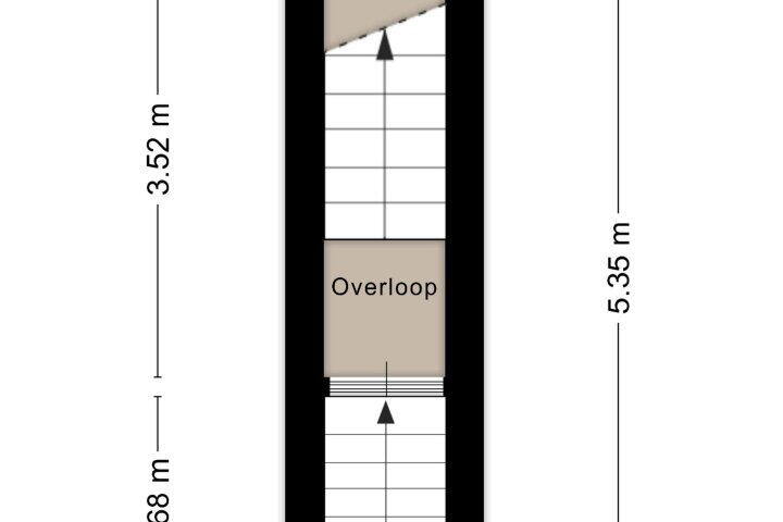 Plattegrond – Bergselaan 161 B, Rotterdam